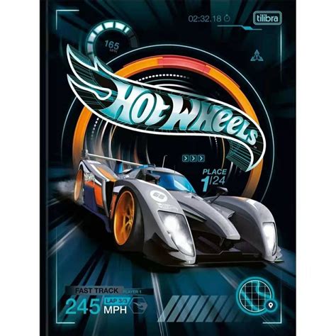 Caderno Hot Wheels Brochurão Capa Dura f Tilibra Shopee Brasil