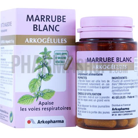 Arkog Lules Marrube Blanc Arkopharma Bo Te De G Lules