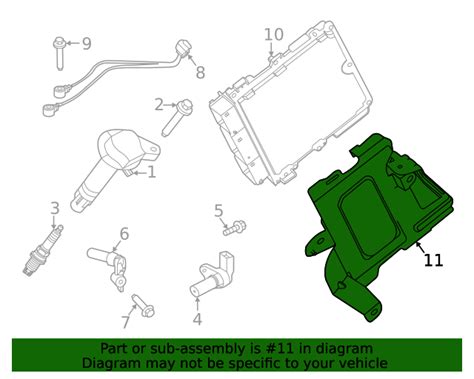 2020 2023 Ford Engine Control Module ECM Bracket LK4Z 12A659 B OEM