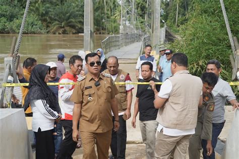 Tim Kementerian PUPR RI Sambangi Lokasi Jembatan Gantung Peboun