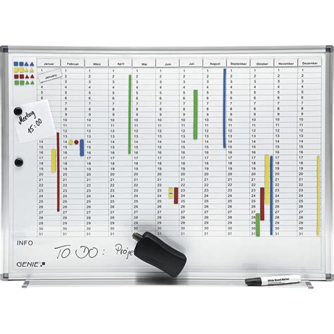 Kontor Rlig Planering Whiteboard Magnetisk X Cm