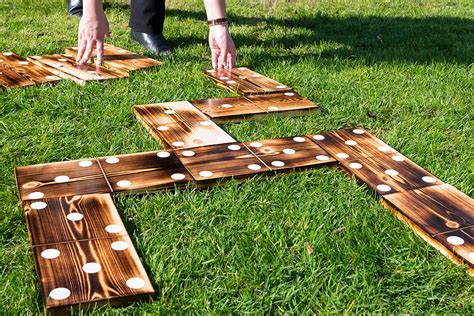 Giant Garden Games Wooden Outdoor Dominoes Game Diy Project