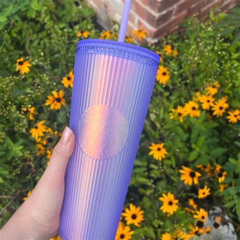 Starbucks Lilac Tumbler Etsy