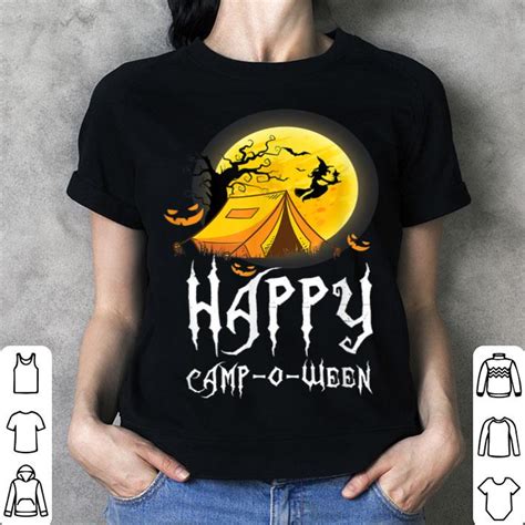 Top Happy Camp O Ween Funny Halloween Camping Costume Gift Shirt