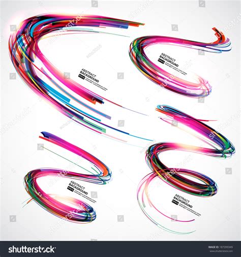 Abstract Technology Lines Vector Background - 187399349 : Shutterstock