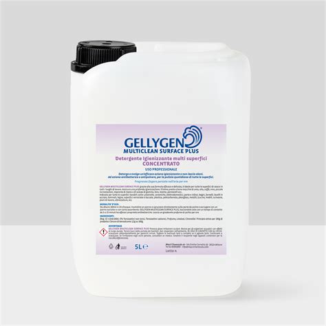 Detergente Igienizzante Per Multisuperfici Concentrato Gellygen