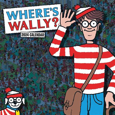 Amazon Wheres Wally PFP Wall Calendar Official 2024 Office