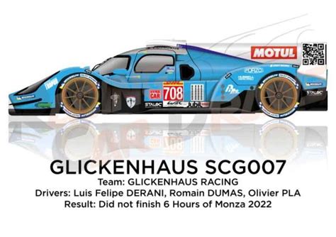 Glickenhaus Scg N Hours Of Monza Eco Racing Car Draws