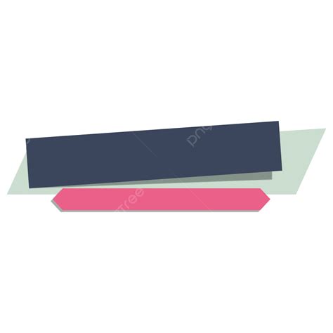 Textbox Banner Shape Blue Pink Vector Shape Pink Blue Banner Blank