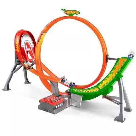 Pista De Carreras Motorizada Hot Wheels Con Vuelta Vertical Meses Sin Intereses