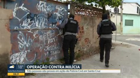 Polícia Prende 17 Suspeitos Em Operação Contra A Milícia Em Santa Cruz