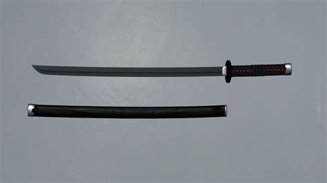 Tanjiro Nichirin Blade 3D model | CGTrader