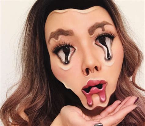 This Optical Illusion Makeup Artists Looks Will Make You Do A Double Take