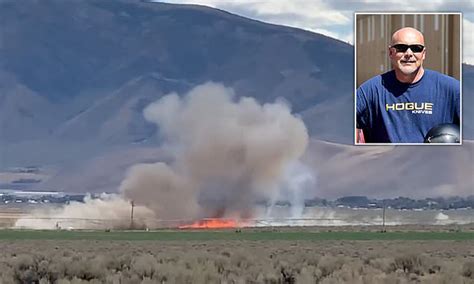 Horrifying Moment Daredevil Pilot Dies After Crashing In A Fiery Heap