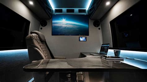 This Ultra Luxurious Mercedes Sprinter Van Is Armored And Has An Office