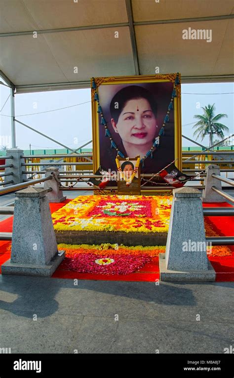 Jayalalithaa Memorial Hi Res Stock Photography And Images Alamy