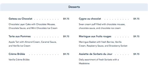 Updated Menu Debuts at Chefs de France in Epcot | Chip and Company