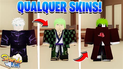 Como Fazer Qualquer Skin No Shindo Life Facil Youtube