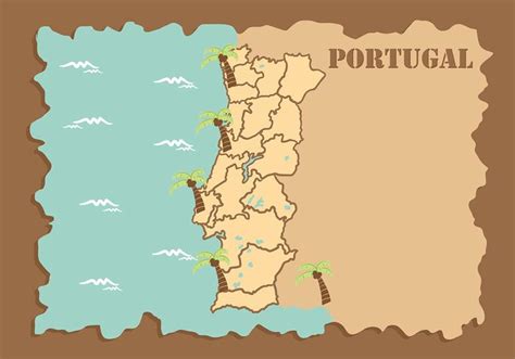 Portugal Map Background Vector 154130 Vector Art at Vecteezy