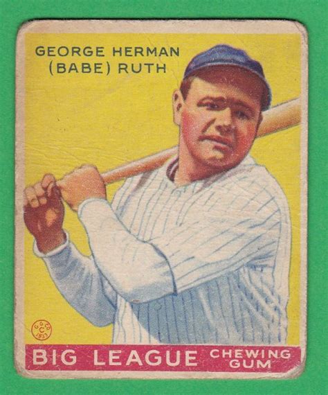 Panini Golden Age Pack Reveals Original Babe Ruth Card Babe Ruth