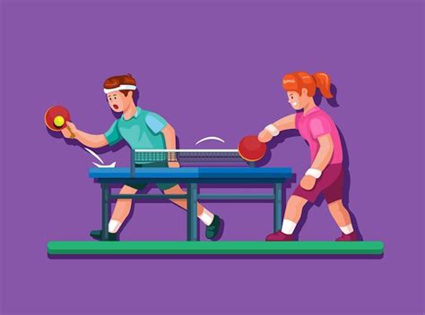 Tenis De Mesa Tambi N Conocido Como Deporte De Ping Pong Con Atleta