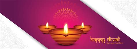 Happy Diwali Wishes Banner Celebration Card Background 12388808 Vector