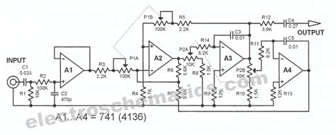 Simple Audio Noise Filter Circuit Diagram