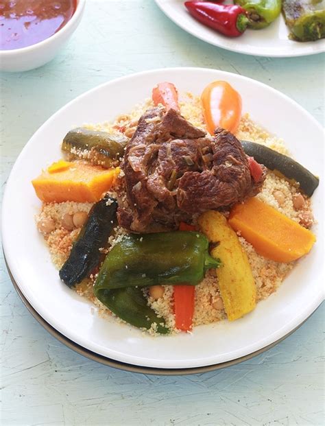 Couscous Marocain Aux Légumes Et Viande Cuisine Culinaire