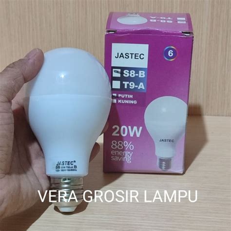 Jual Lampu Led Jastec 20W Bulb S8 B Super Terang E27 Shopee Indonesia