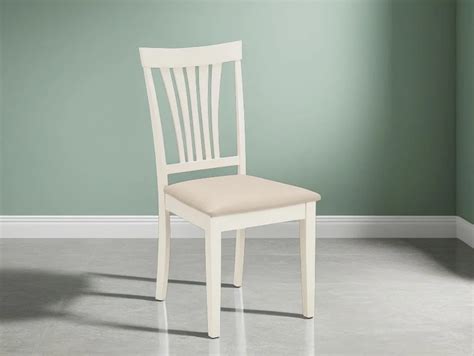 Julian Bowen Stanmore Ivory Wooden Dining Chair