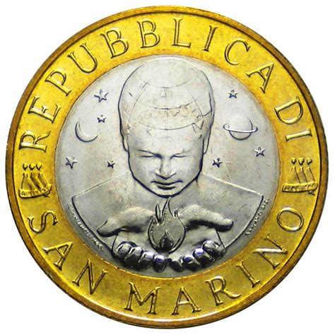 1999 1000 Lire San Marino Rosa Dei Venti Mynumi