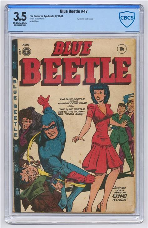 The Blue Beetle Cbcs Vg Kamen And Baker Art Begin