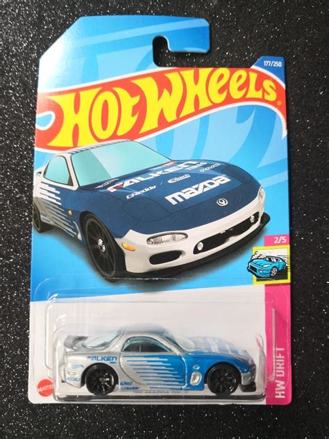 Hot Wheels Hw Turbo Mazda Rx Blue