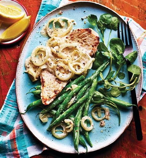 Pork Escalope With A Creamy Mustard Sauce Healthy Recipe Ww Uk