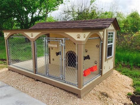 Custom Dog House Kennel Chain Link Fence Custom Dog Houses Luxury