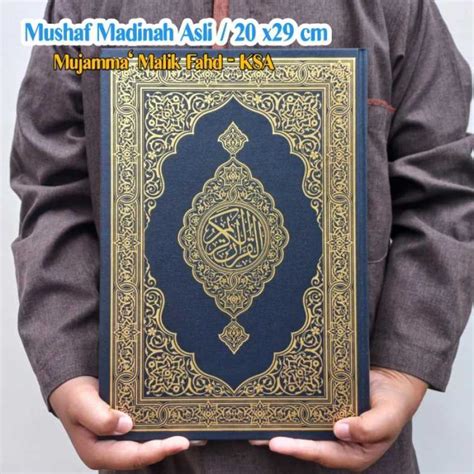 Promo Mushaf Al Quran Madinah Asli Ukuran Besar X Cm Diskon