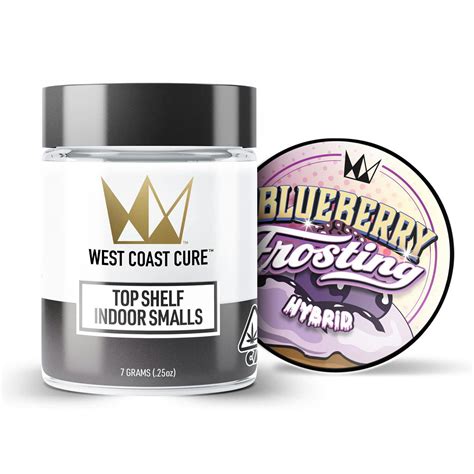 West Coast Cure Blueberry Frosting 7g Top Shelf Indoor Smalls Weedmaps