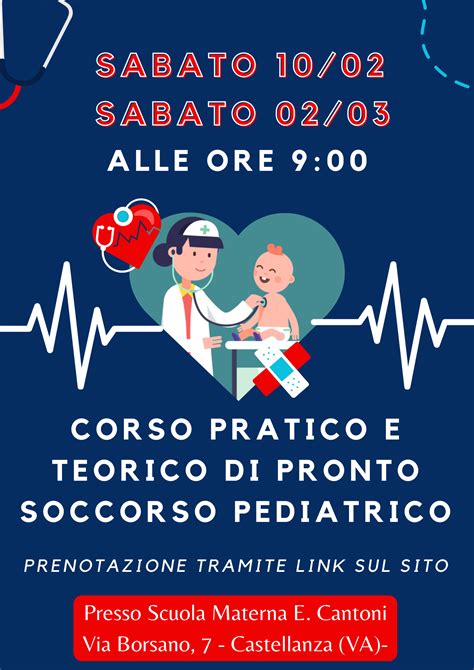 Febbraio Corso Di Pronto Soccorso Pediatrico Pratico Materna