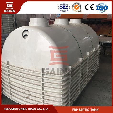 Gains 1000 Gallon Fiberglass Septic Tank Manufacturing Frp Bio Digestic Septic Tank China