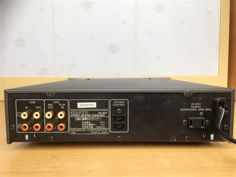 Yahoo オークション 完動品 Kenwood Ge 1001 Ks パラメトリックイコ