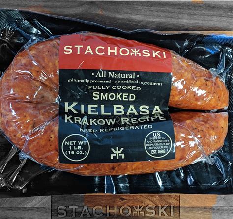 Smoked Kielbasa Fully Cooked Stachowski Sausage