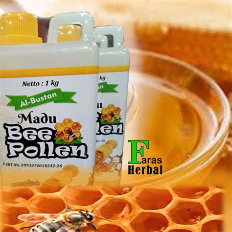 Jual Bee Pollen Madu Bepolen Al Bustan Kg Ori Cod Paling Laris Madu