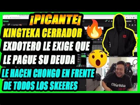 PICANTE EXDOTERO ENTRA AL DISCORD DE LOS SKERES A COBRARLE LO QE LE