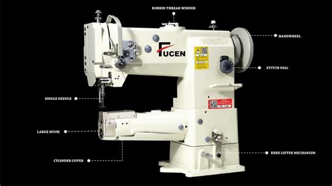 FC 1341 Single Needle Cylinder Bed Unison Feed Lockstitch Sewing