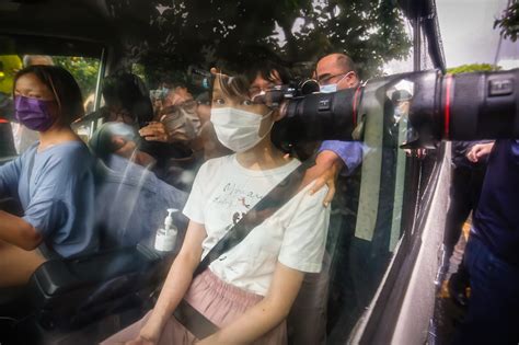 Hong Kong Activist Agnes Chow Released On Citys Pro Democracy Protest Anniversary Hong Kong