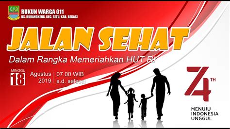 Poster Jalan Sehat Hut Ri Koleksi Gambar