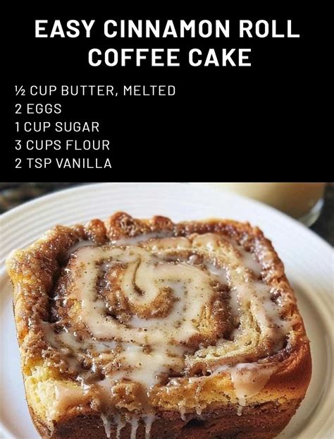 Easy Cinnamon Roll Coffee Cake Arch Recipes