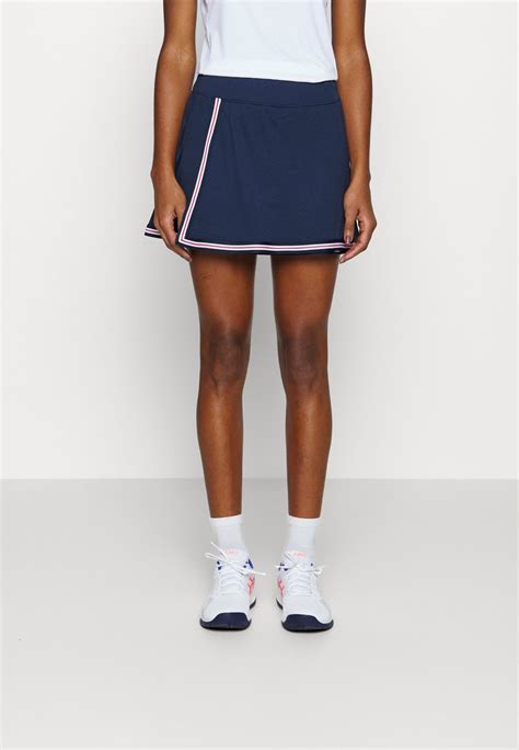 Fila Skort Ariana Jupe De Sport Peacoat Blue Bleu Marine Zalando Fr