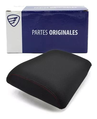 Asiento Trasero Costura Roja Italika Original Rt 200 Negra Envío gratis