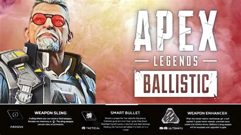 Apex Legends Arsenal Revela A Su Nueva Leyenda Ballistic Con